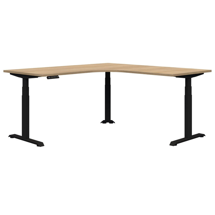 Summit II Electric 90 Degree Corner Workstation Desk 1800x1800x800 - Home Office Space NZ