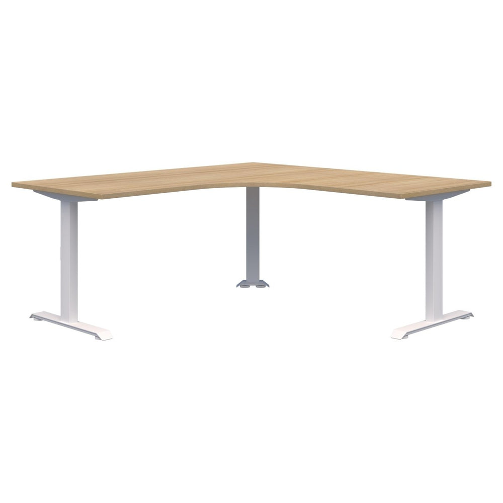 Summit II Fixed Height Corner Workstation Desk 1800x1800x800 - Home Office Space NZ