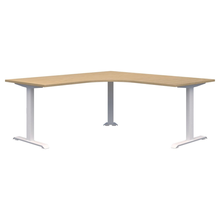 Summit II Fixed Height Corner Workstation Desk 1800x1800x800 - Home Office Space NZ
