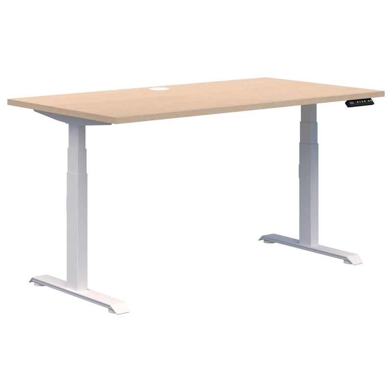 Summit II Single Electric Desk (Height Adjustable) - Home Office Space NZ