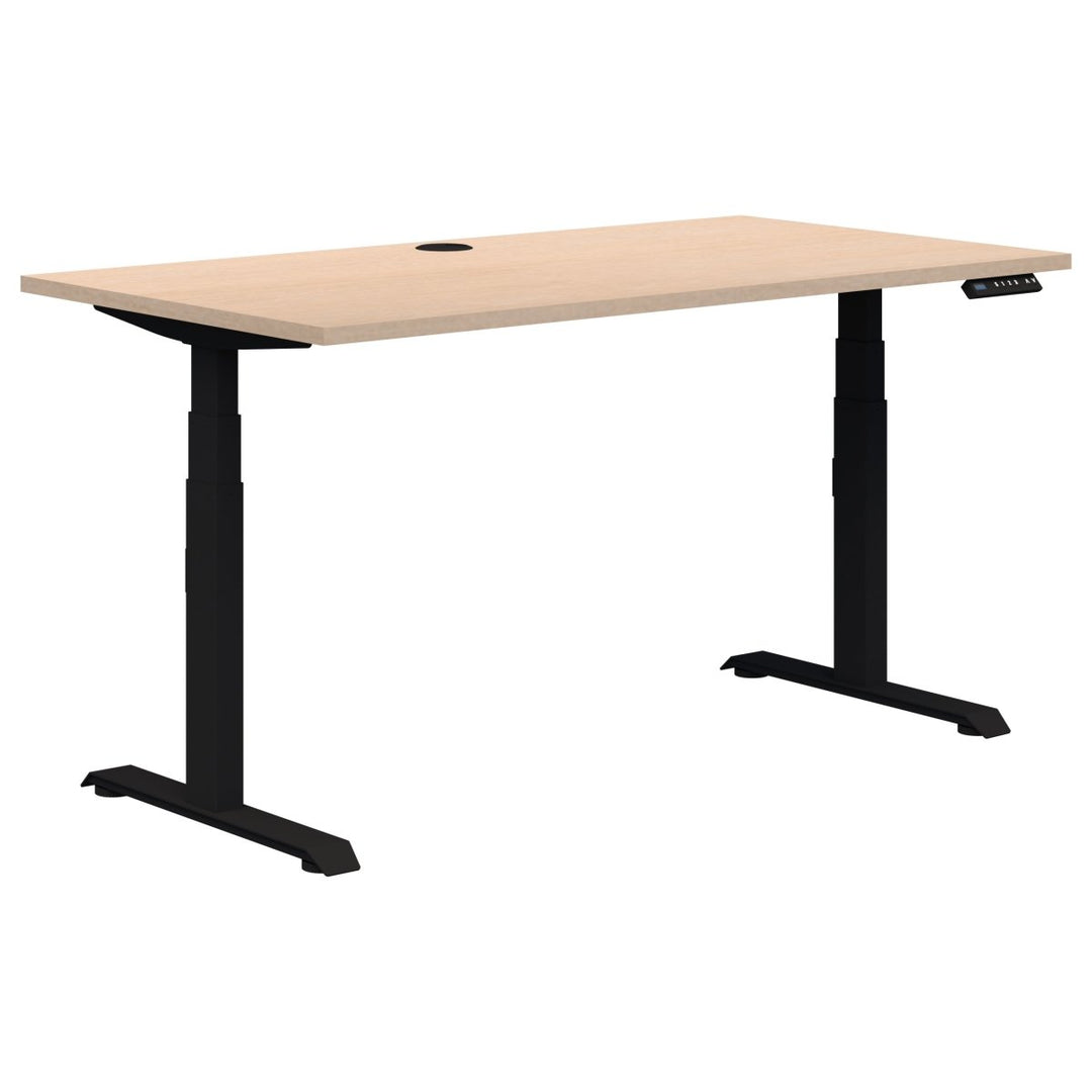 Summit II Single Electric Desk (Height Adjustable) - Home Office Space NZ