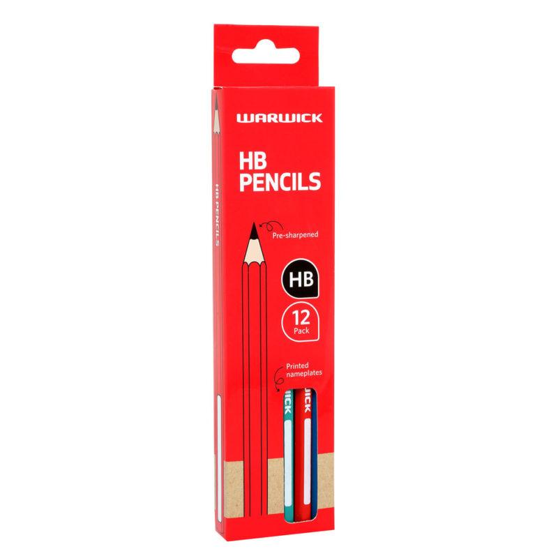Warwick HB Pencil Pack 12 - Home Office Space NZ