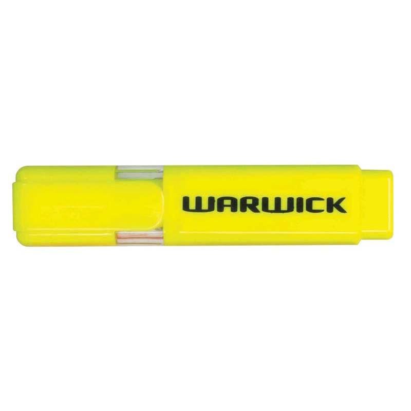Warwick Highlighter Stubby Yellow - Home Office Space NZ